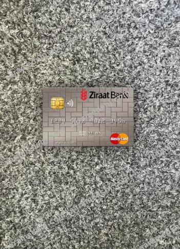Uzbekistan Ziraat Bank mastercard photolook front